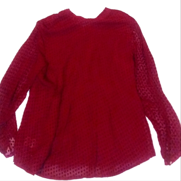 Meadow Rue for Anthropology Sheer Dot Top-MEDIUM - Picture 2 of 7